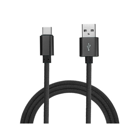 Cable type c a usb-a braided 1m xiaomi Cable type-c a usb-a braided 1m xiaomi - negro