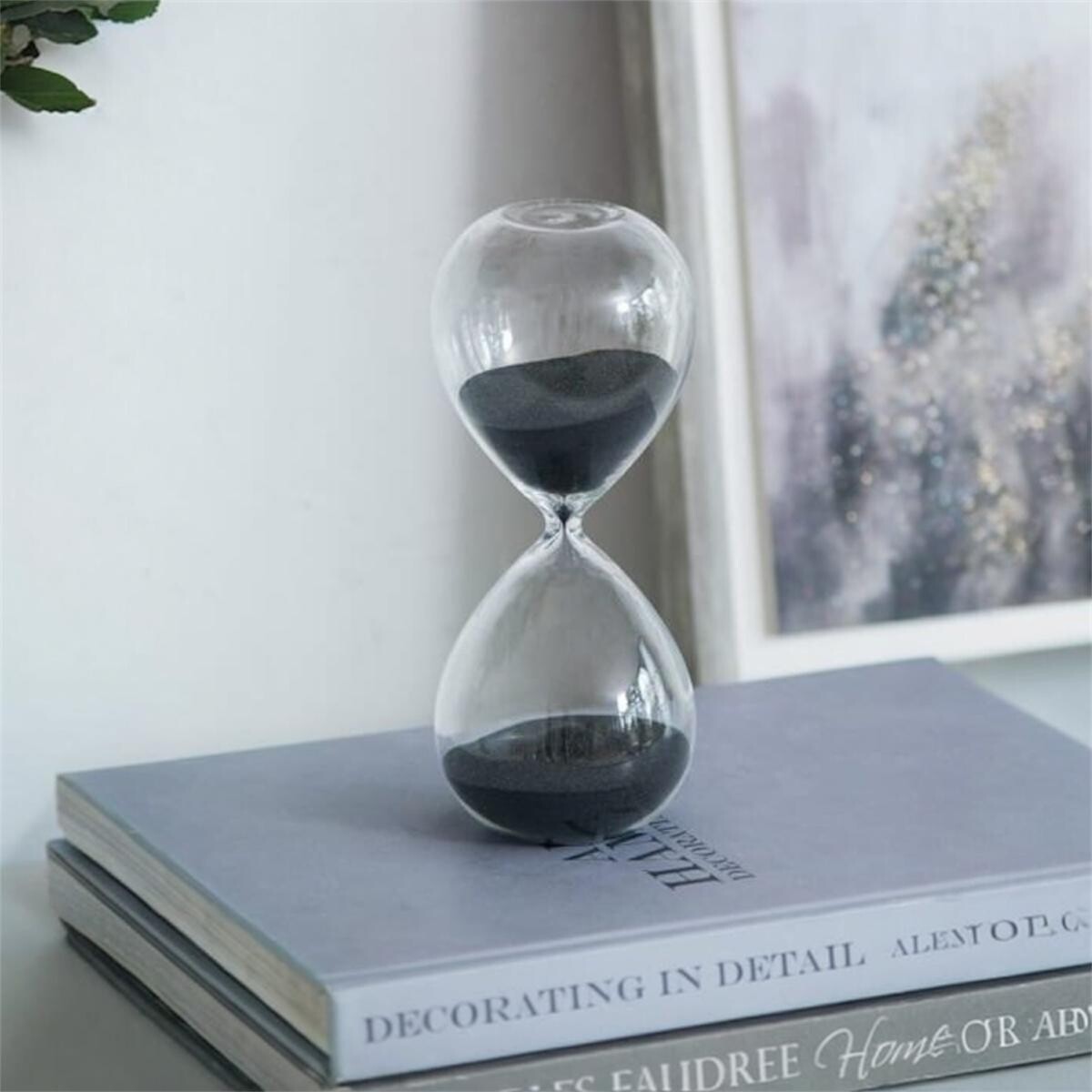 Reloj de Arena Deco 30 Minutos - Negro 