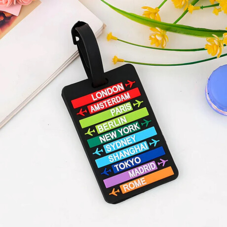 Identificador de valija modelo varios Ciudades