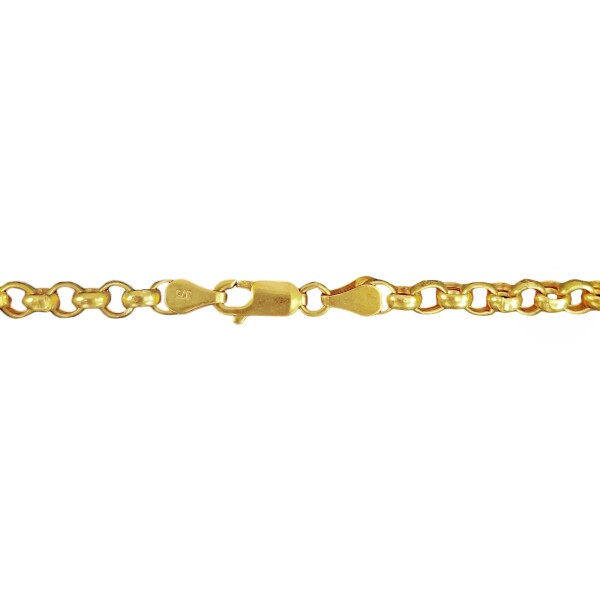 Cadena oro Rolo-Oro bajo -Sin Piedra-CD8030 sinpiedra