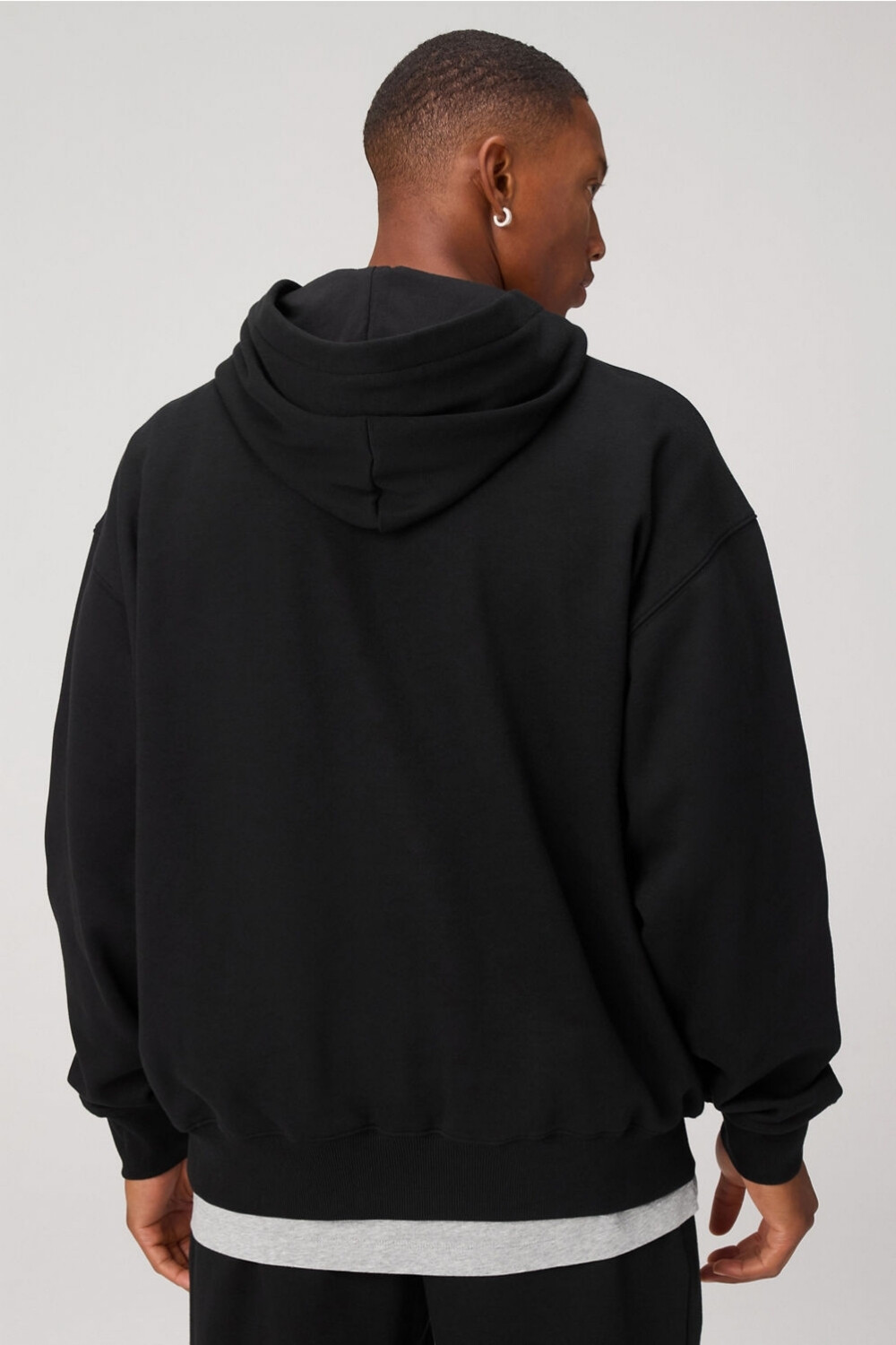 Polera The Go-To Oversized Hoodie Hombre Black