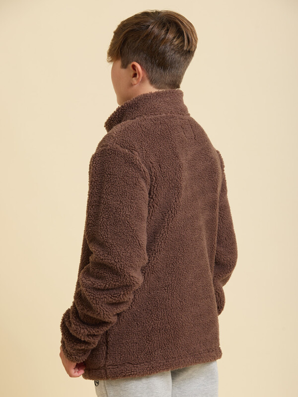 CAMPERA SAYER TEEN ( SHERPA ) RUSTY MarrÓn