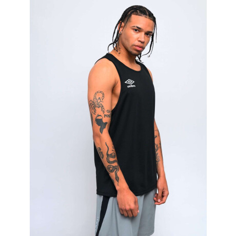 Remera Musculosa Bolt de Hombre Negro