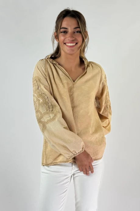 BLUSA ORIONIS camel s/m