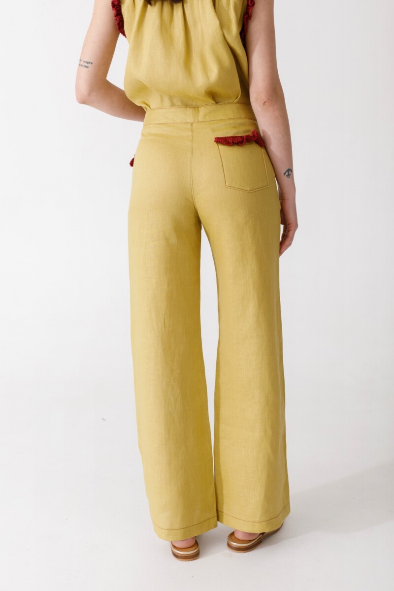 PRE VENTA PANTALON HIGA Pistacho