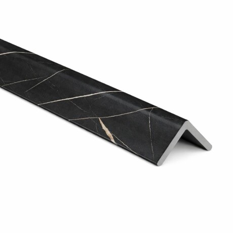 PERFIL ANGULO - TERMINACION WPC INTERIOR NEGRO VETEADO 2,90 MT PERFIL ANGULO - TERMINACION WPC INTERIOR NEGRO VETEADO 2,90 MT