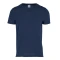 Camiseta jaspe escote en v Azul Marino