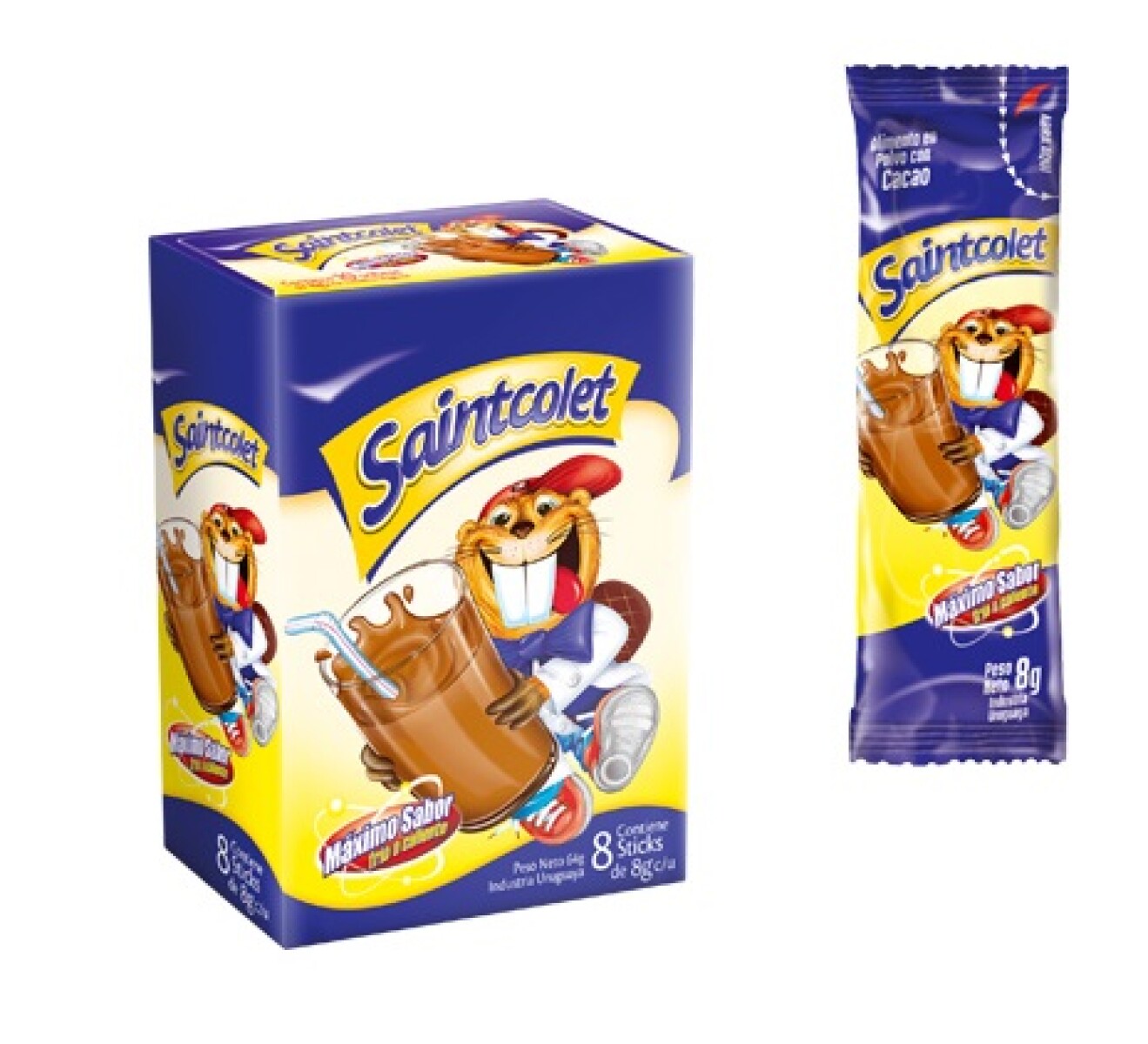 ALIMENTO ACHOC SAINTCOLET 6 UN X 10G<br /> ALIMENTO ACHOC SAINTCOLET 4 UN X 10G 