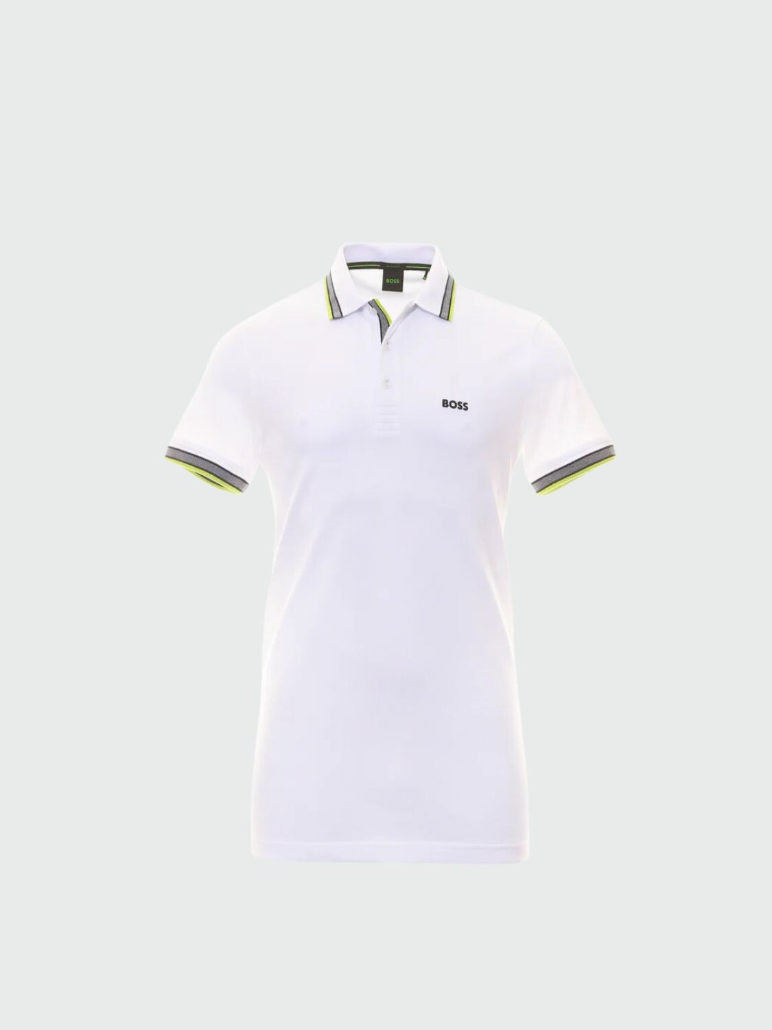 BOSS -Remera polo de algodón, regular fit, PADDY Blanco