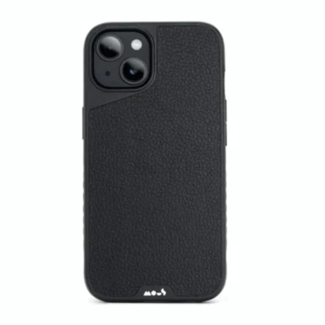 Case MOUS Leather Para IPHONE 14 - Negro Case MOUS Leather Para IPHONE 14 - Negro