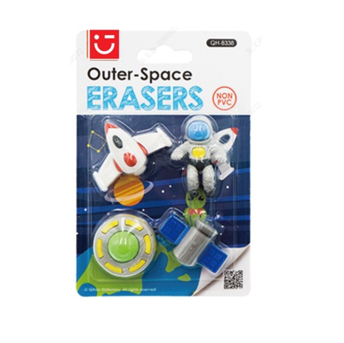 Goma de borrar space 4pcs - diseño 1 