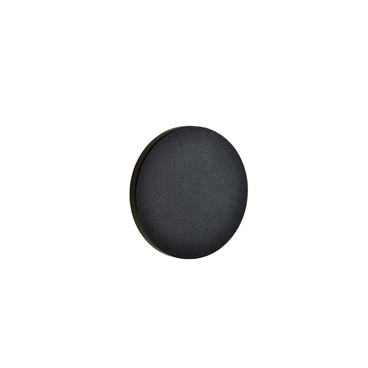 Aplique LED pared redondo negro IP45 cálida 9,6W - IX9850 