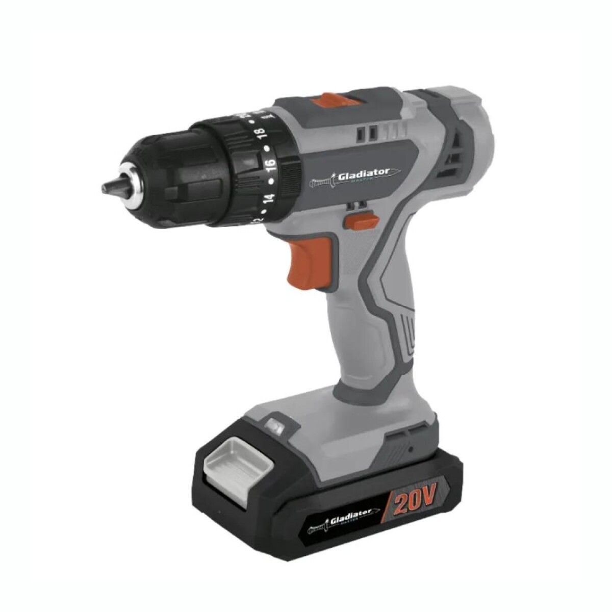 Taladro Percutor Eléctrico GLADIATOR TPG613/20C1 Con Batería 