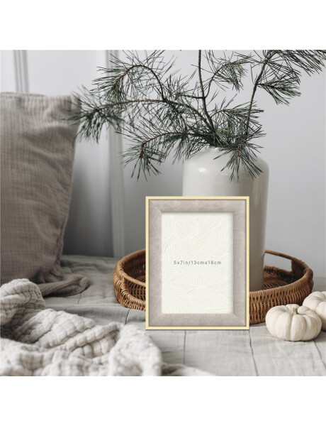 PORTARRETRATO MDF/PS 13x18CM BEIGE PORTARRETRATO MDF/PS 13x18CM BEIGE