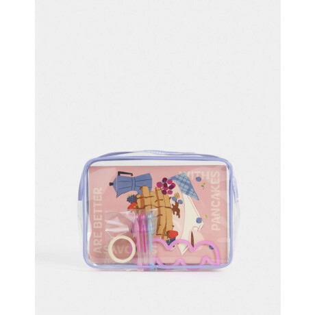 Set De Librería En Pouch Combinacion Multicolor