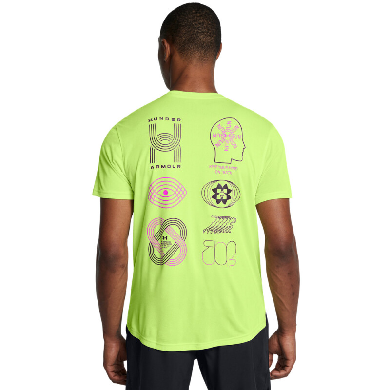 UA RUN ANYWHERE TEE-GRN GRN-304