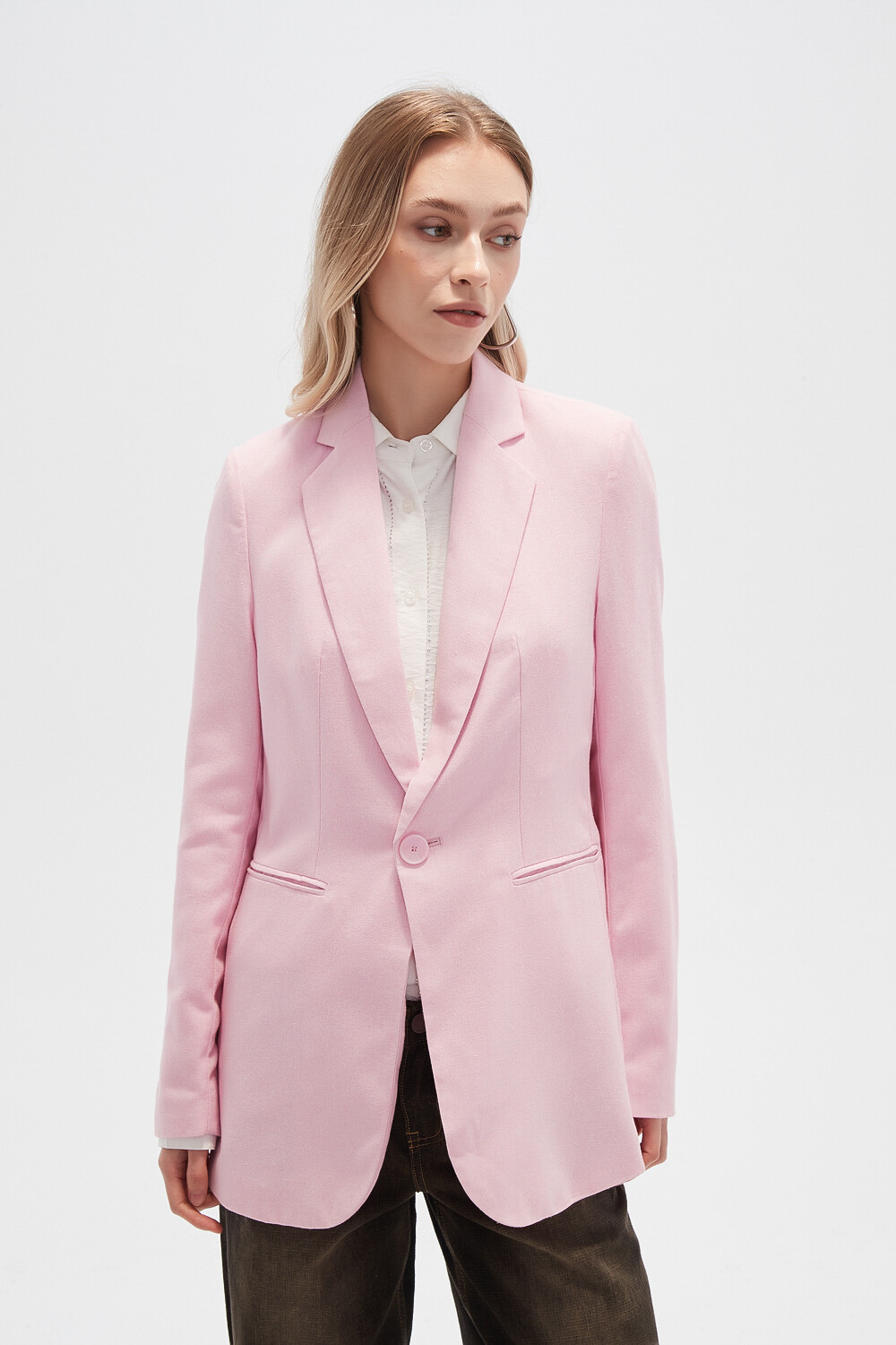 Blazer Flok Rosa Claro