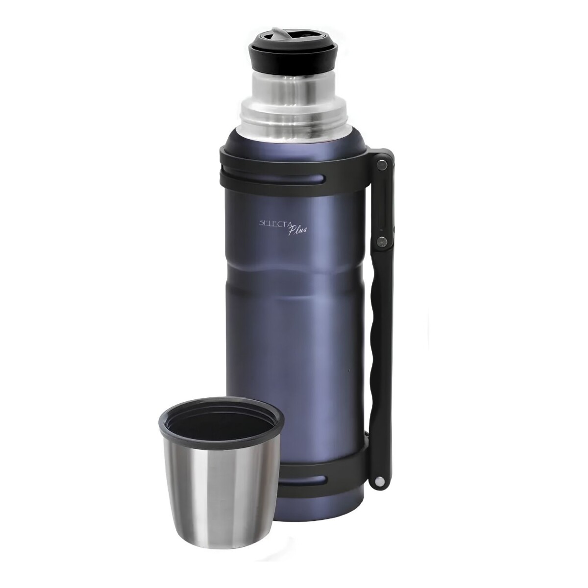 Termo Acero Inox Doble Pared 1.2lt. Carter Selecta - Azul Jean 