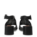 Sandalias de Mujer Bottero Calada con Taco Negro