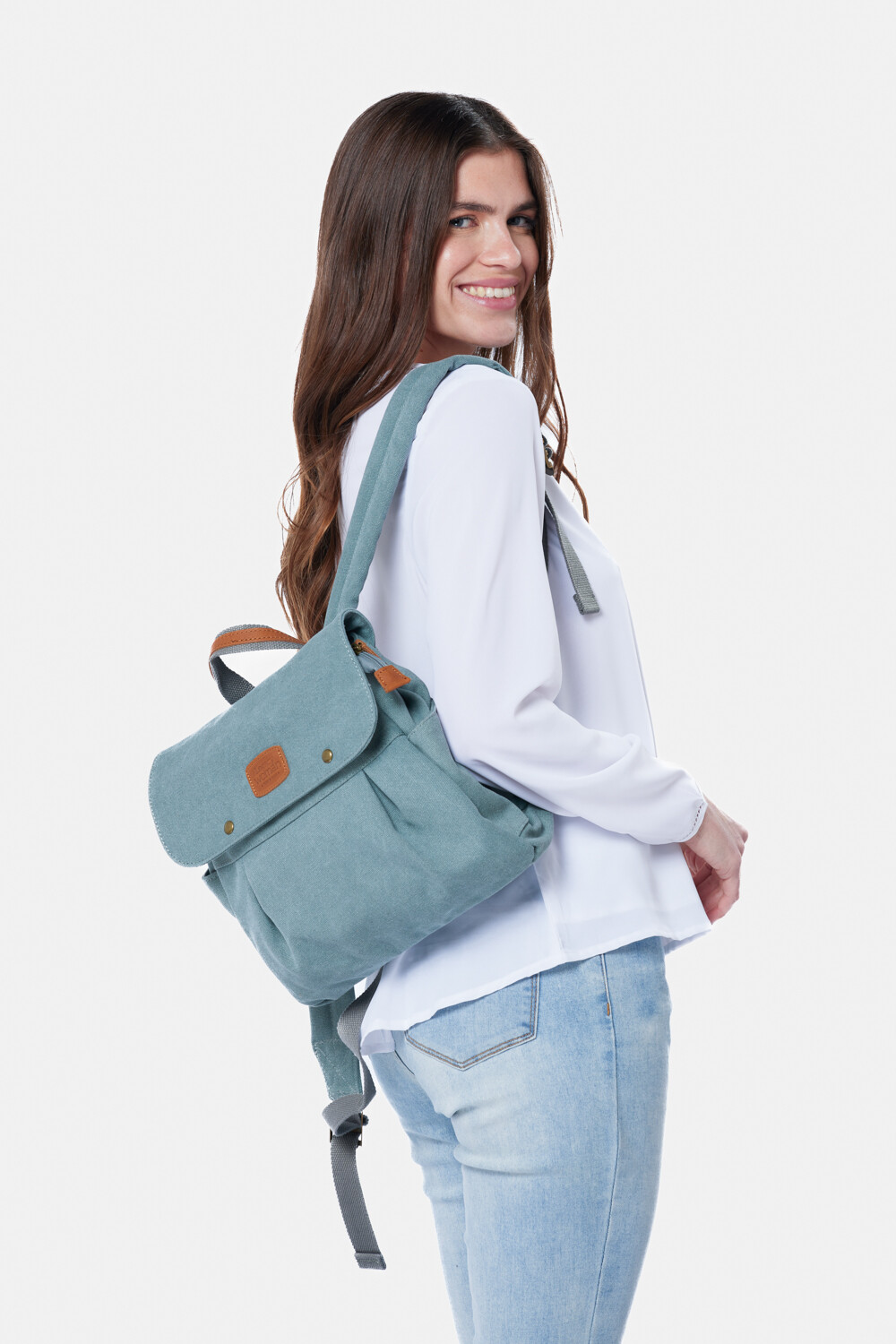 MOCHILA DE LONA Verde