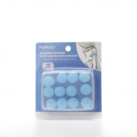 TAPONES DE SILICONA MOLDEABLES CON CANCELACIÓN DE RUIDO – PAQUETE DE 12 PARES. TAPONES DE SILICONA MOLDEABLES CON CANCELACIÓN DE RUIDO – PAQUETE DE 12 PARES.