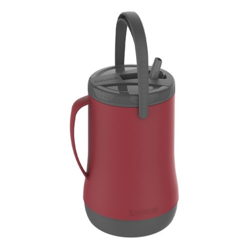 Termo botellón Soprano Grantermo 2,5 litros con pico retráctil Rojo