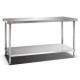 Mesada acero inox lisa 90 cm Flamemax Mesada acero inox lisa 90 cm Flamemax