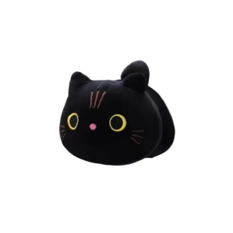 Peluche gatito con asa Negro