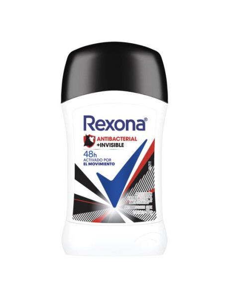 REXONA BARRA ANTITRANSPIRANTE ANTIBACTERIAL INVISIBLE, 50GR REXONA BARRA ANTITRANSPIRANTE ANTIBACTERIAL INVISIBLE, 50GR