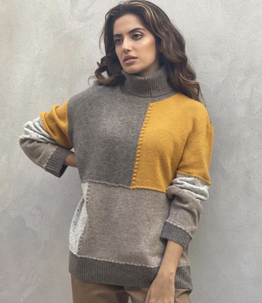 SWEATER STELLAN - MOSTAZA 