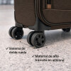 Valija de Tela Oxford con Ruedas 20' Marron