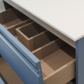 MUEBLE DE BAÑO ECONIC 100 CM AZUL VAPOR CON ENCIMERA Mueble De Baño Econic 100 Cm Azul Vapor Con Encimera