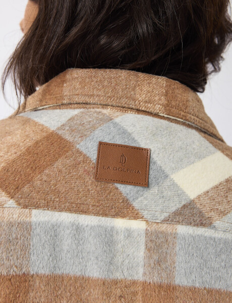 Sobrecamisa cuadros sherpa Sobrecamisa cuadros sherpa