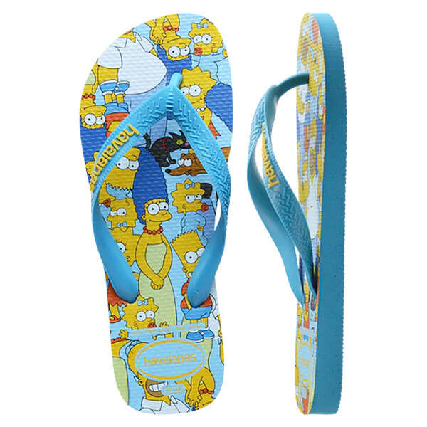Romanitas - Havaianas - Havaianas Romanita Simpson de Niños - 4137889 Azul-turquesa