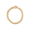 Pulsera en oro 18K con eslabón grumet Pulsera En Oro 18k Con Eslabón Grumet