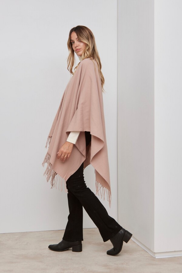 Ruana Soft Flecos ROSA