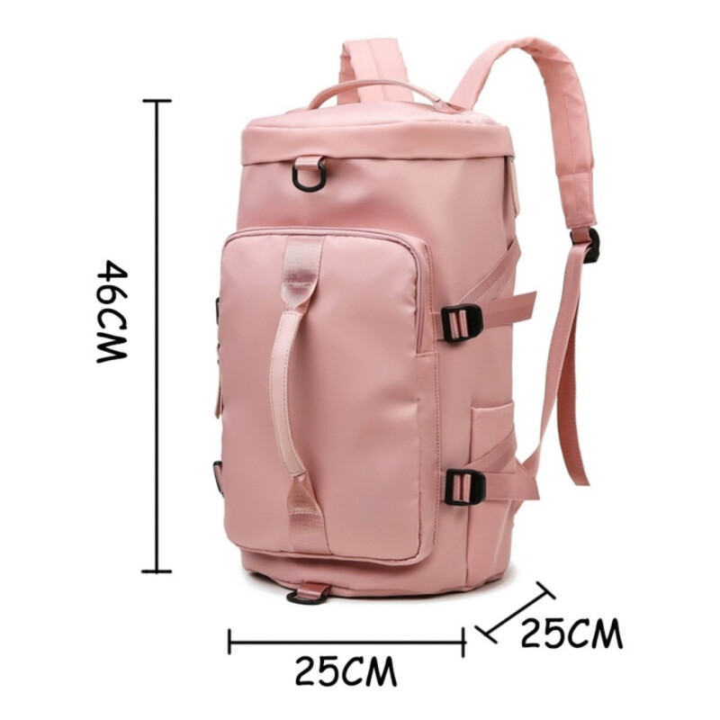 Bolso Mochila Impermeable Rosa