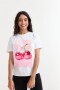 Remera m/c estampada colección Editorial BLANCO