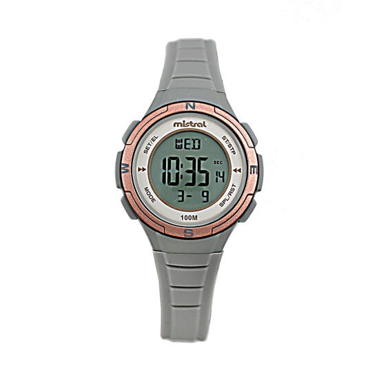 Reloj Mistral Deportivo Silicona Gris 0