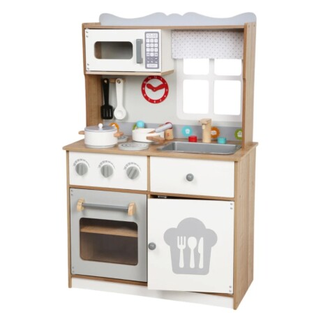 Cocina Infantil Edu Fun con Reloj Madera 001