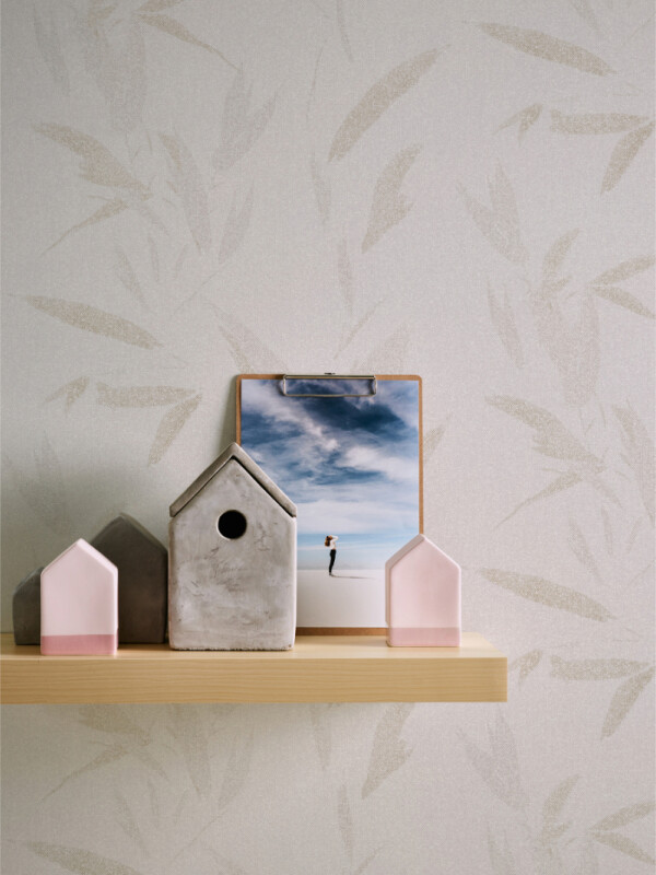 COLECCION WINDSONG - KAIYA CREAM LEAVES - N/A