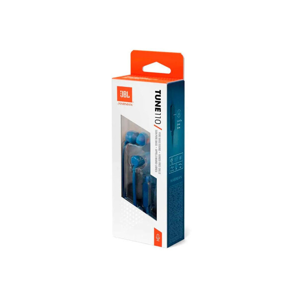 Auriculares JBL Tune 110 color azul Auriculares Jbl Tune 110 Color Azul