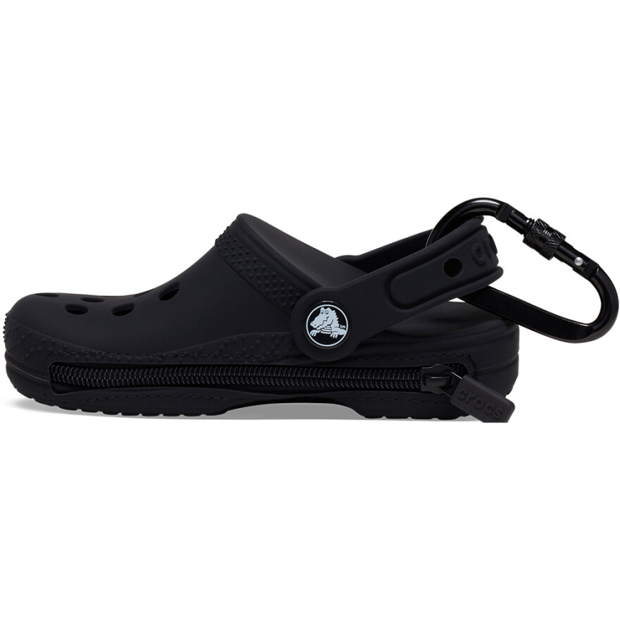 Llavero Crocs Classic Clog Pouch Bag Charm Unisex Black