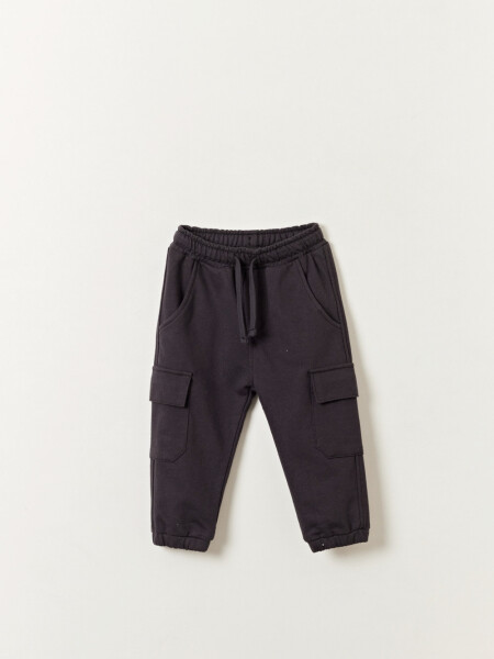 Pantalón deportivo cargo Negro