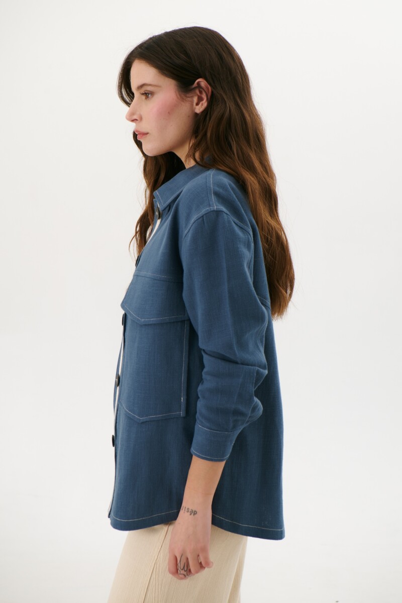 SOBRECAMISA MOLY AZUL