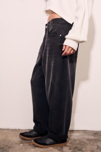 Jean Baggy Barrel Negro