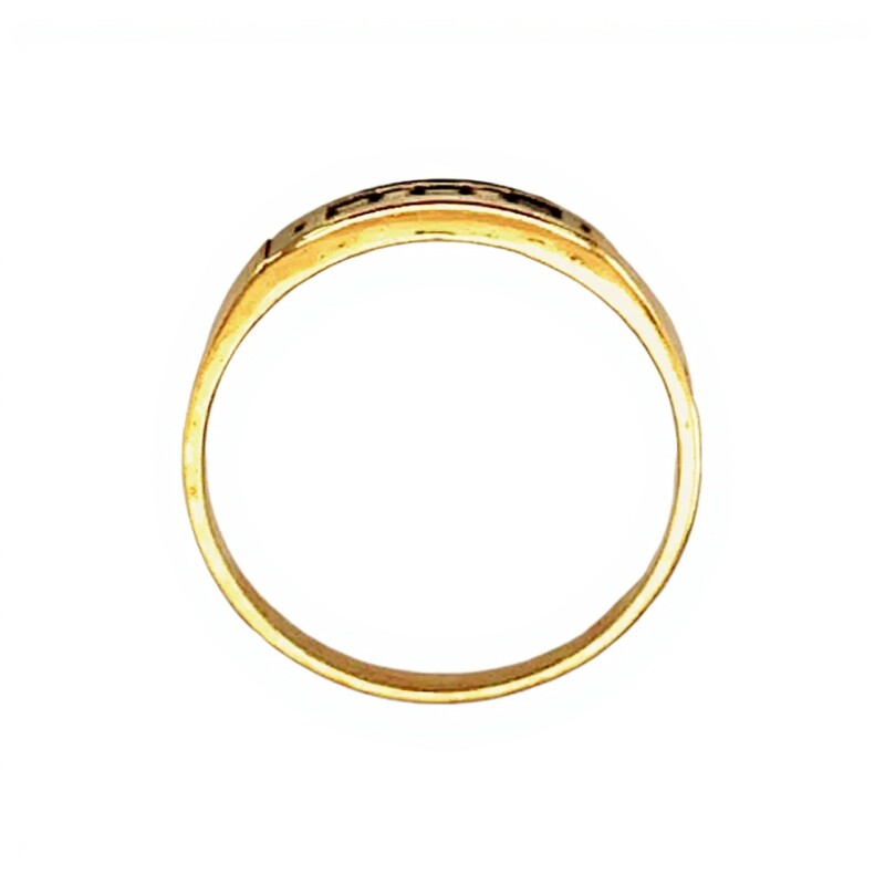 Anillo Sin Fin-Oro Bajo-Piedra Zafiro-AN8108 conpiedra