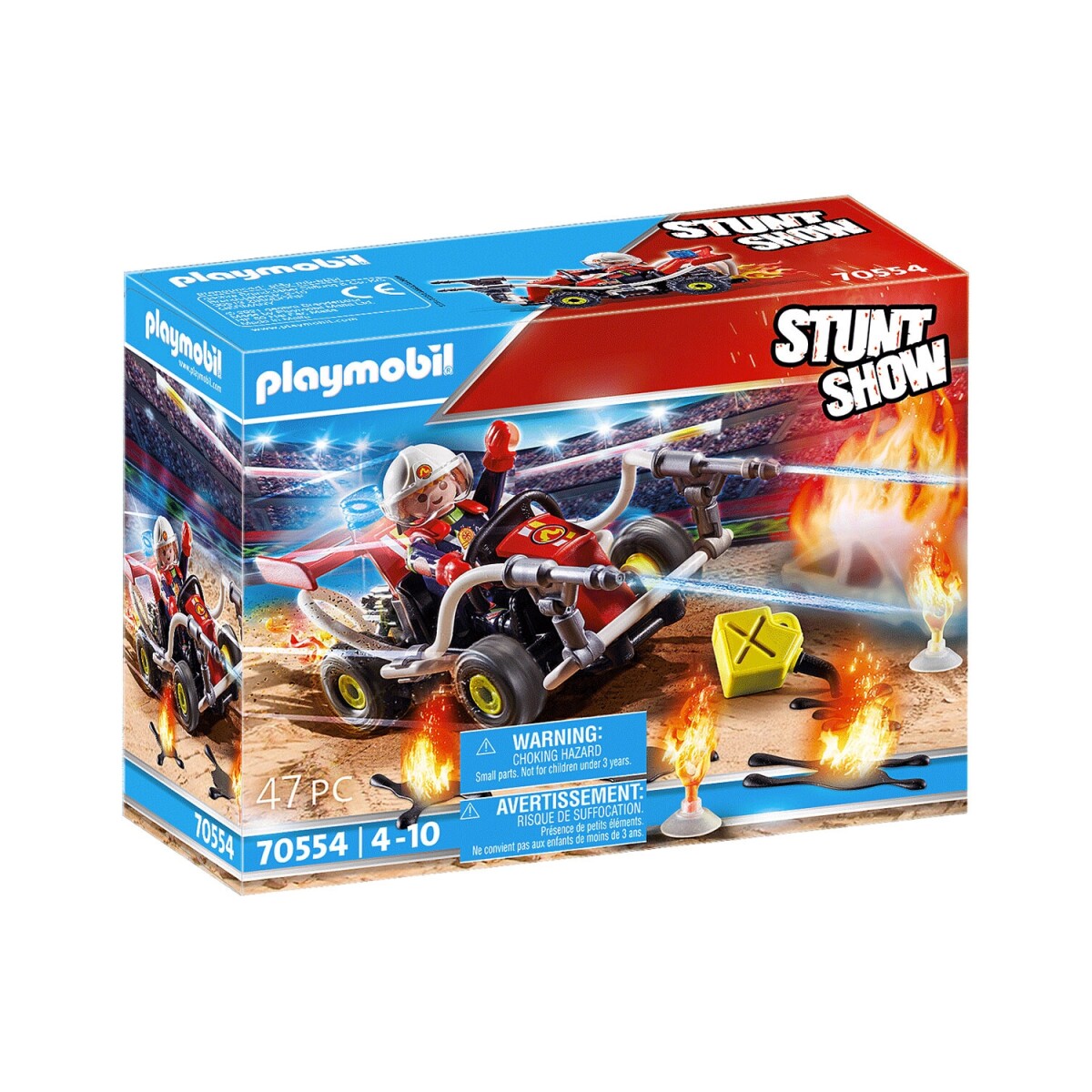 Playmobil Stunt Show kart bombero 47 piezas 