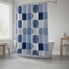 CORTINA ESTAMP SEDONA 178x183cm p/BAÑO Unica