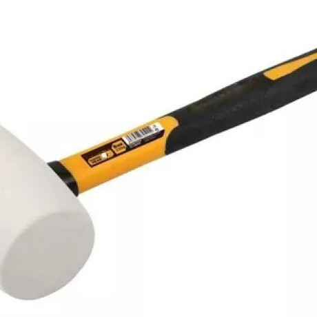 TOLSEN MACETA DE GOMA BLANCA MANGO DE FIBRA 16Oz/450G Tolsen Maceta De Goma Blanca Mango De Fibra 16oz/450g